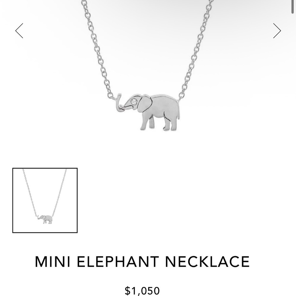 Jennifer Meyer MINI ELEPHANT NECKLACE